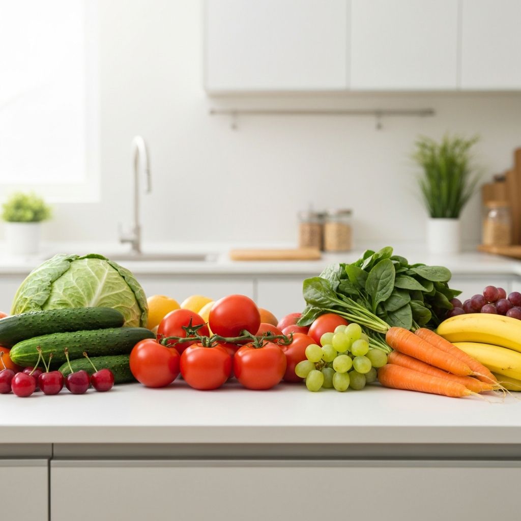 Balanced nutrition and healthy lifestyle